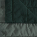 Trapuntino Estivo Double Face Effetto Water Washed in Poliestere Salvia e Ottanio Varie Misure