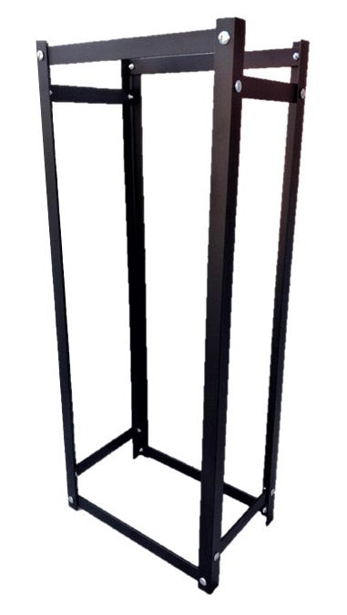 Portalegna per Camino da Interno o Esterno 40x25x149 cm in Acciaio King Nero prezzo