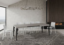 Tavolo Allungabile 130/390x90 cm Paxon Cashmere Gambe Antracite      