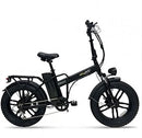 Fat Bike Elettrica Skyjet Robusto Bici Elettrica Pedalata Assistita Pieghevole Autonomia 30-50 km Nero  