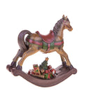 Statuina Cavallo a Dondolo 32,5 cm in Resina