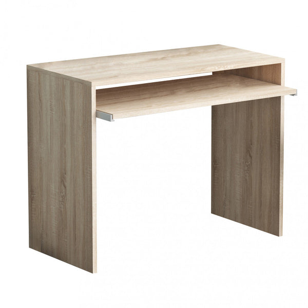 Perry PC Schreibtisch Helle Eiche 90 x 45 x 74 h cm in brauner zweischichtiger Spanplatte acquista