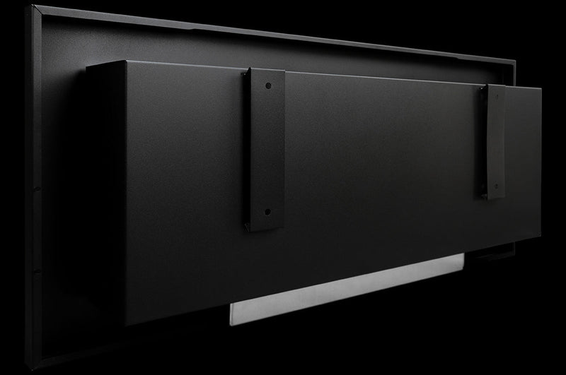 Camino a Bioetanolo da Parete o Incasso 90x12x40 cm Lucca Bianco      