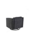 Poltrona Reclinabile Manuale 85/140x70xH69/96 cm in Tessuto Magic Grigio Scuro