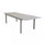 Cuba Ausziehbarer Tisch 220/280x100x75 h cm in taubengrauem Aluminium