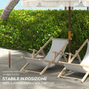 Ombrellone da Spiaggia Salvaspazio Ø190x210 cm con Protezione UV40+ e Borsa di Trasporto Verde      
