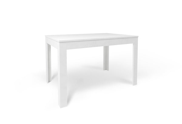 Tavolo Allungabile 120/170x80x75 cm Ossido Bianco e Ossido Bianco sconto