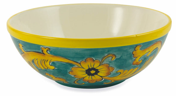 acquista Salatschüssel Ø26,5x10 cm in Dolomite Villa d'Este Home Tivoli Sizilien Gelb