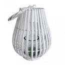 Lanterna Celeste in Vimini Bianco