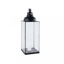 Lanterna Missie Grande 29x29x89 h cm in Acciaio Antracite Seconda Scelta
