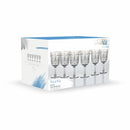 Set 6 Calici Vino Vis à Vis in Vetro VdE Tivoli 1996 Trasparente