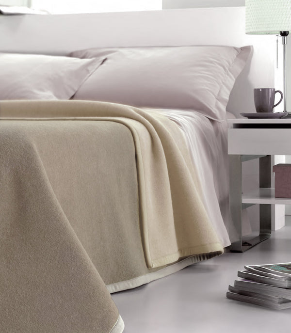 sconto Reine Wolldecke Dobleface 450gr Cober Double Dove Grey Verschiedene Größen