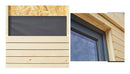 Casetta Abitabile da Giardino 4,97x3,65m Senza Pavimento con Pareti Isolanti Decor Home 15m²