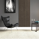 Set 5 Pannelli Fonoassorbenti per Interno da Parete 57,25x1,9x120 cm in MDF e Carta Melaminica Rovere 