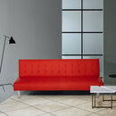 Divano Letto Clic Clac 180x64x70 cm in Similpelle Rosso