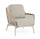 Poltrona da Giardino con Cuscini 75x98x85h cm in Alluminio e PP Eulero Pelican