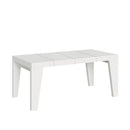 Tavolo Allungabile 130/390x90x77 cm Naxy Premium Bianco Frassino  