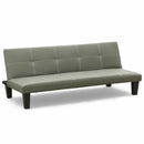 Divano Letto 175x80x69 cm in Similpelle Grigio