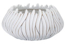 Vaso Gaspeau Honduras 40x20x40 cm in Poliresina Bianco