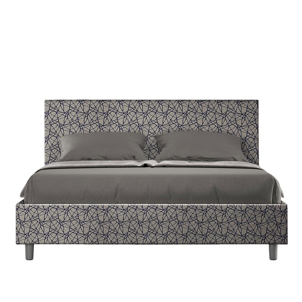 sconto Letto Matrimoniale Adele Era 09 Blu Varie Misure