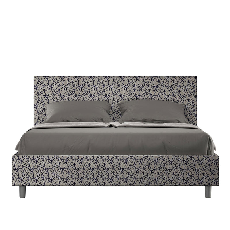 Letto Matrimoniale Adele Era 09 Blu Varie Misure