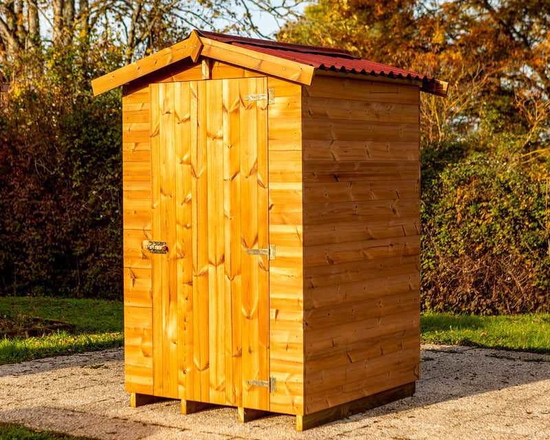 Casetta Box da Giardino 1,2x1,2 m con Pavimento in Legno di Abete 19mm Therma