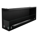 Camino a Bioetanolo da Incasso ad angolo 120x22,4x45 cm Sutri 120 SX Nero 