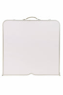 Tavolo Pieghevole da Giardino con 4 Sedie 120x60 cm Soriani Pic-wick Bianco