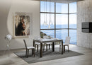 Tavolo 130x90x77 cm Tavolo Linea Fix Cemento