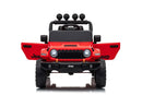 Macchina Elettrica per Bambini 101x59x65 cm Licenza Jeep Rubicon Small Rosso