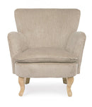 Poltrona 71,5x72,5x79h cm Chenille Tortora 