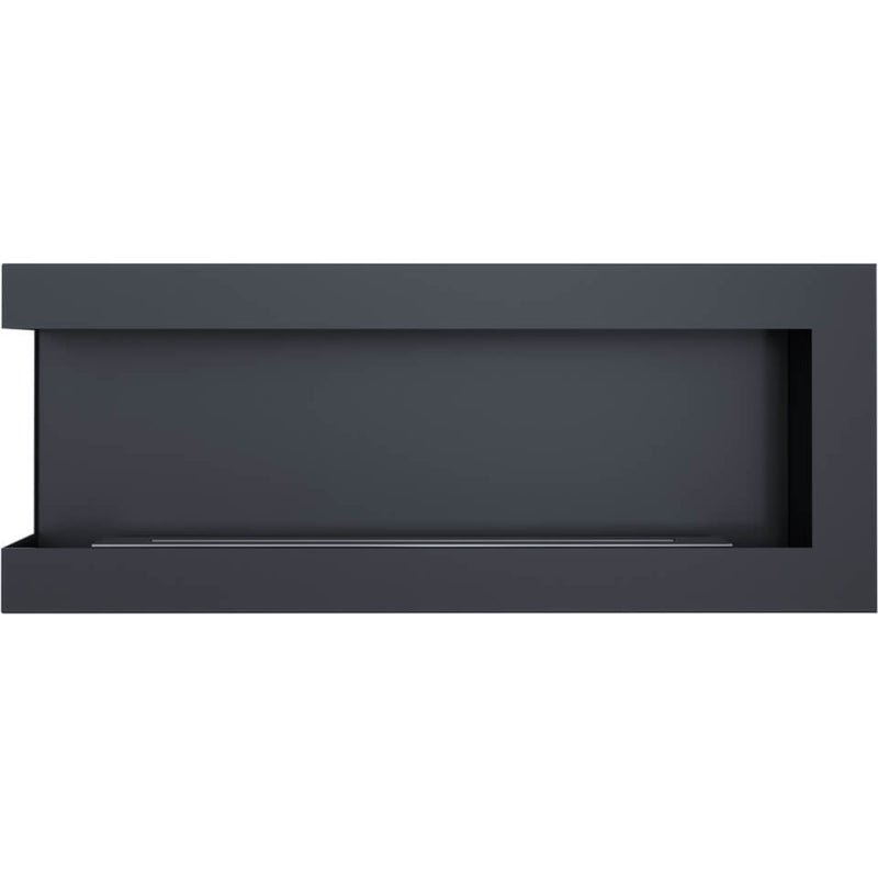 Camino a Bioetanolo da Incasso 120x48 cm Flig Tampa Nero Angolo a Sinistra