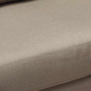 Divano 3 Posti 181x79x84 cm in Tessuto Beige