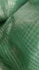 Telo di Ricambio per Serra da Giardino 6x3x2 m con 12 Finestre e Porta Avvolgibile Verde Seconda Scelta