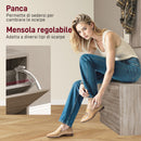 Set da Ingresso con Scarpiera Appendiabiti e Specchio in Legno e Vetro Grigio   