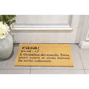 Zerbino "casa" 70x1,5x40 cm in Cocco e PVC VdE Tivoli 1996 