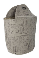 Cestone Home Bag Writings Ø40x45 cm Cotone