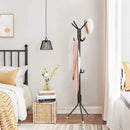 Appendiabiti da Terra H171 cm 11 Ganci in Metallo Nero