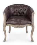 Set 2 Poltrone 60x60x70h cm Diva Dark 