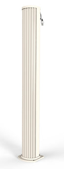 Fontana da Esterno con Rubinetto Arkema Jolly Bianco Crema