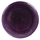 Set 6 Piatti Piani Ø25x2 cm  in Vetro VdE Tivoli 1996 Imperial Viola