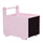 Spielzeugwagen mit Tafeln 47 x 35 x 45,5 cm aus rosa MDF-Holz