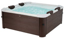 Vasca Idromassaggio da Esterno Spa Riscaldata 160x160x65 cm 6 Posti Wi-Fi Tribeca Smart