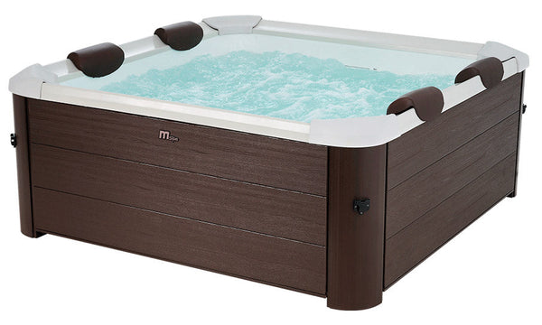 prezzo Vasca Idromassaggio da Esterno Spa Riscaldata 160x160x65 cm 6 Posti Wi-Fi Tribeca Smart