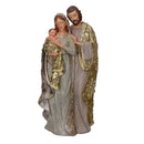 Natività resina oro e bianco cm 15x10,5xh31,5