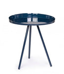Tavolino Basso 46,5x46x50 cm in Acciaio