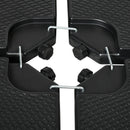 Base per Ombrellone 99,7x99,7x8,3 cm set 4 Pezzi Impilabili in HDPE Nero  