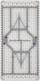 Tavolo Catering Rettangolare Bianco Tosini CZ152 