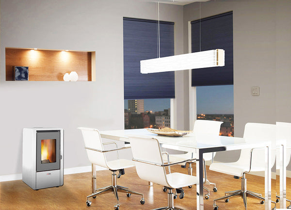 Luft Pelletofen 5,8 kW 145 M3 King King 6 Grau acquista