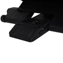 Poggiapiedi da Ufficio Altezza Regolabile 10-16,5 cm  Nero